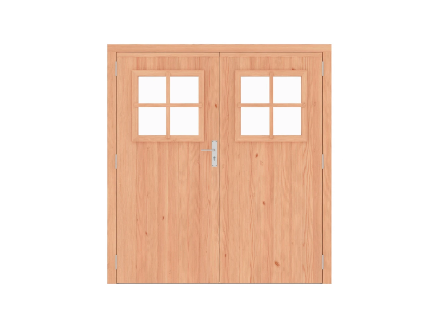 Douglas Dubbele Deur 4-Ruits 190 x 202 cm - Afbeelding 1